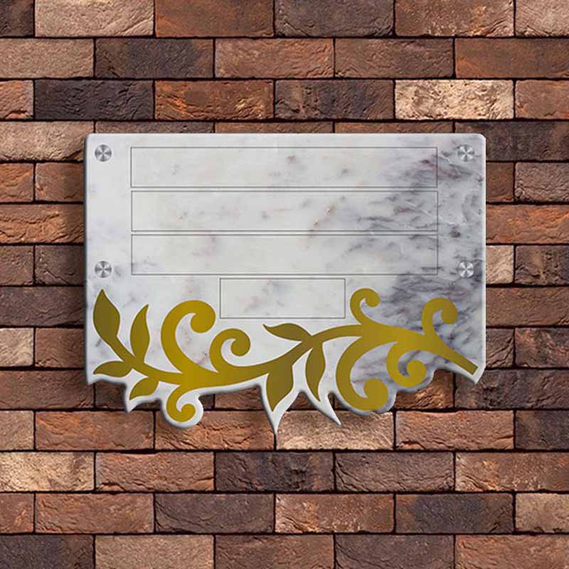 Ivory Marble, Stainless Steel & Brass - Image 3